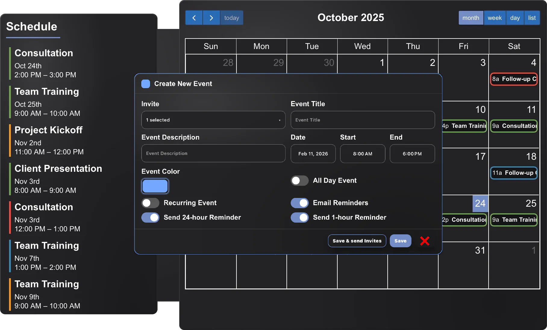 URBN Hub Scheduling and Team Hub
