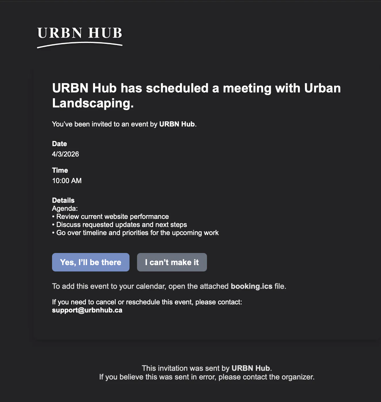 Edit event modal showing RSVP, invited users, reminders, resending invites, and update controls